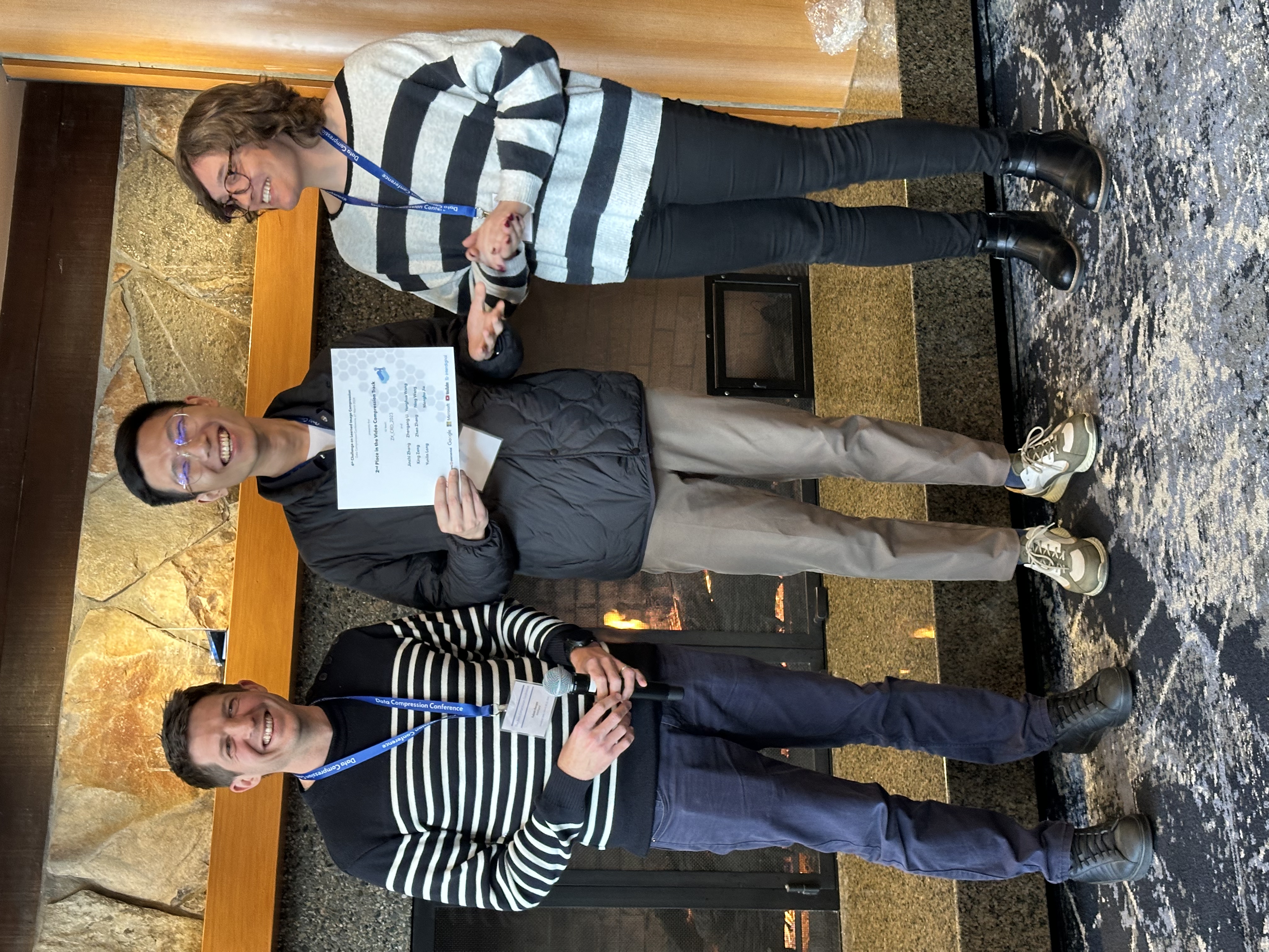 Second place in video compression track